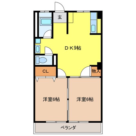 今嶺ビルの物件間取画像